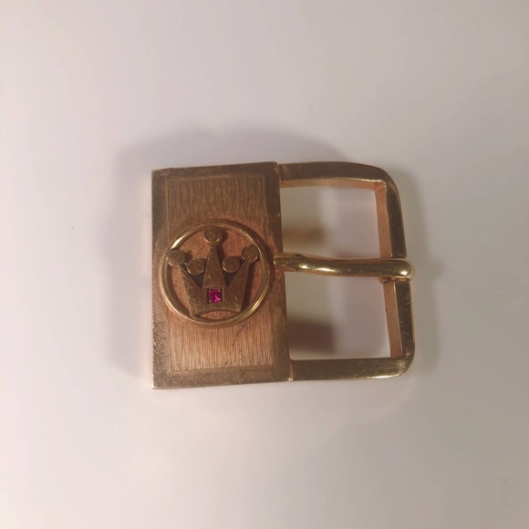 Vintage Simmons Karatclad Heavy Gold Plate Buckle main image 7